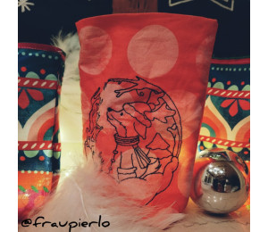 ADVENTSKALENDER 9. Dezember - Stickserie ITH - Lichtbeutel Winter Portraits